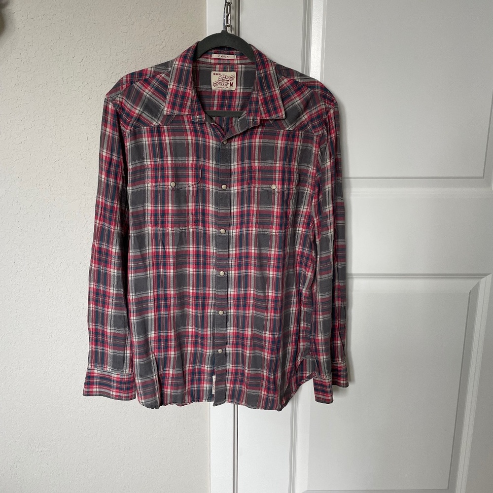 Lucky Brand long sleeve Polo Shirt